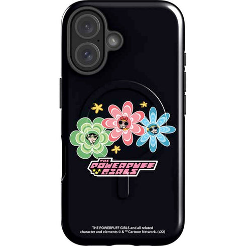 Cartoon Network Powerpuff Girls Flowers iPhone 16 Plus Magsafe Impact Case
